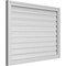 Ekena Millwork Vertical Surface Mount PVC Gable Vent: Functional, w/ 2"W x 1-1/2"P Brickmould Frame, 38"W x 28"H GVPVE38X2802SF - alternate 3